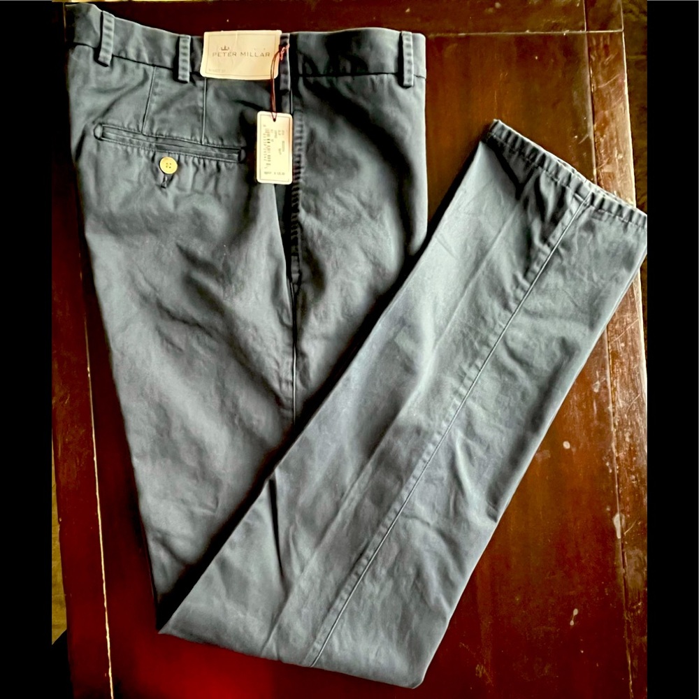 Men’s Peter Millar Navy Blue Khaki Pants 32W